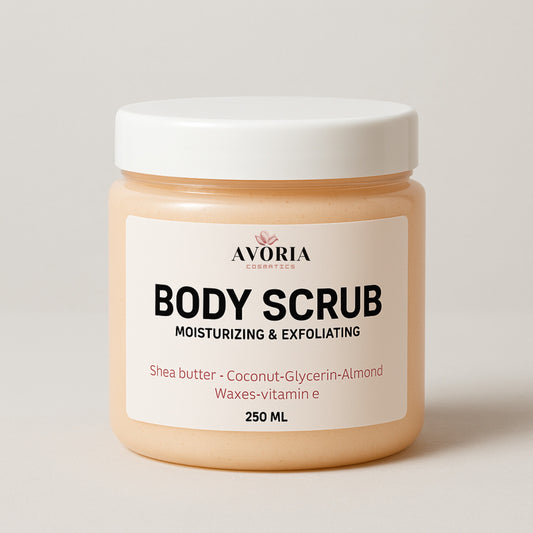 Body scrub vanilla caramel